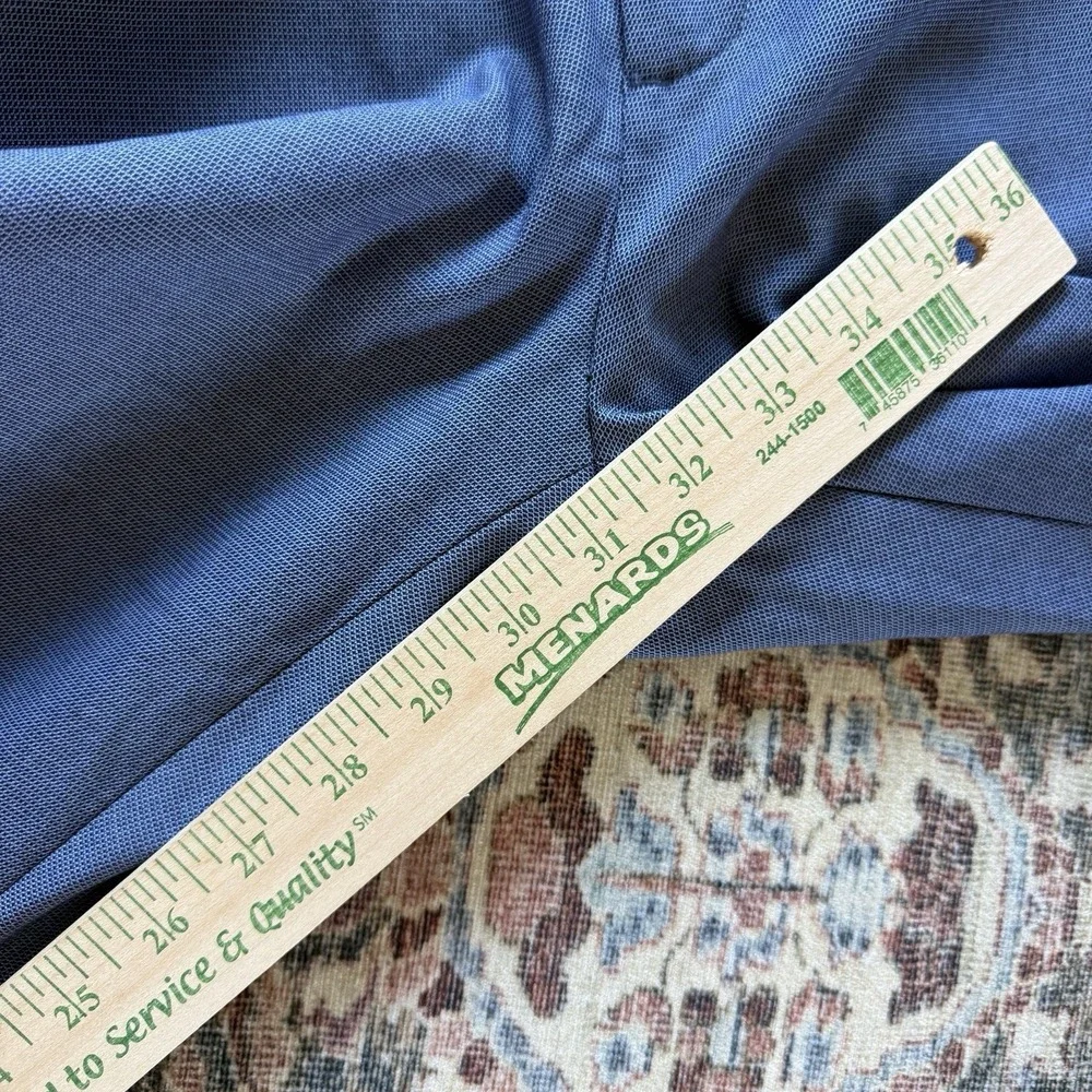 Banana Republic Slim Fit Dress Pant Sz 32x32 Blue Straight Classic Career Formal